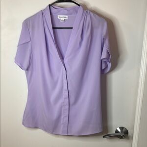 Calvin Klein Women's Lavender Top